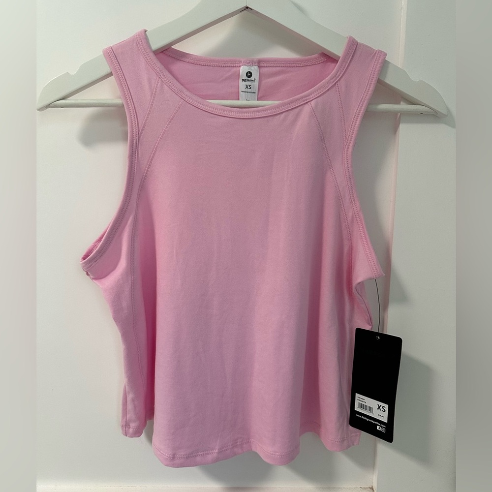 90 Degree by Reflex Pink Tank Top XS